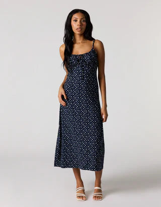 navy blue dress for baby girl Asymmetrical dress main image 0