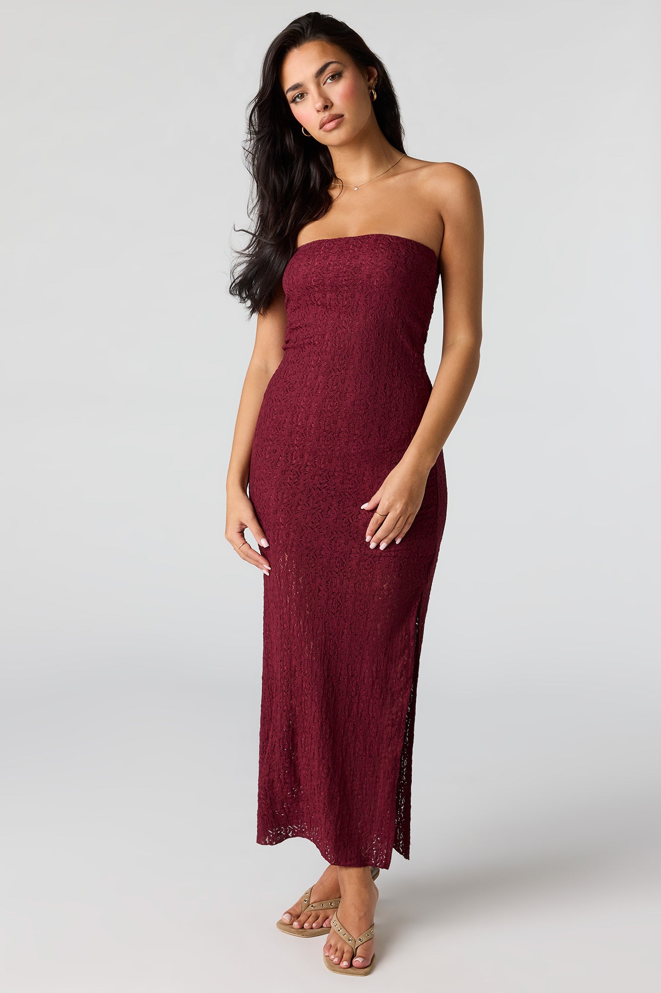 Lace Maxi Tube Dress Charlotte Russe Lace Maxi Tube Dress Charlotte Russe