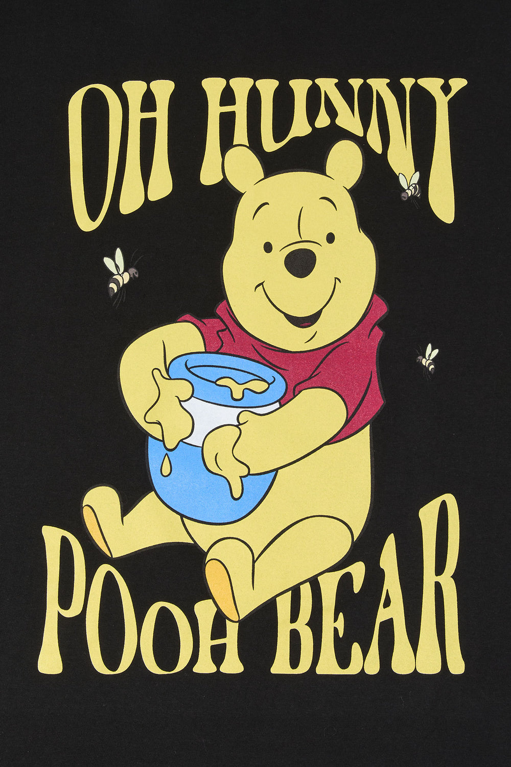 Pooh Bear Graphic Boyfriend T-Shirt Pooh Bear Graphic Boyfriend T-Shirt 1