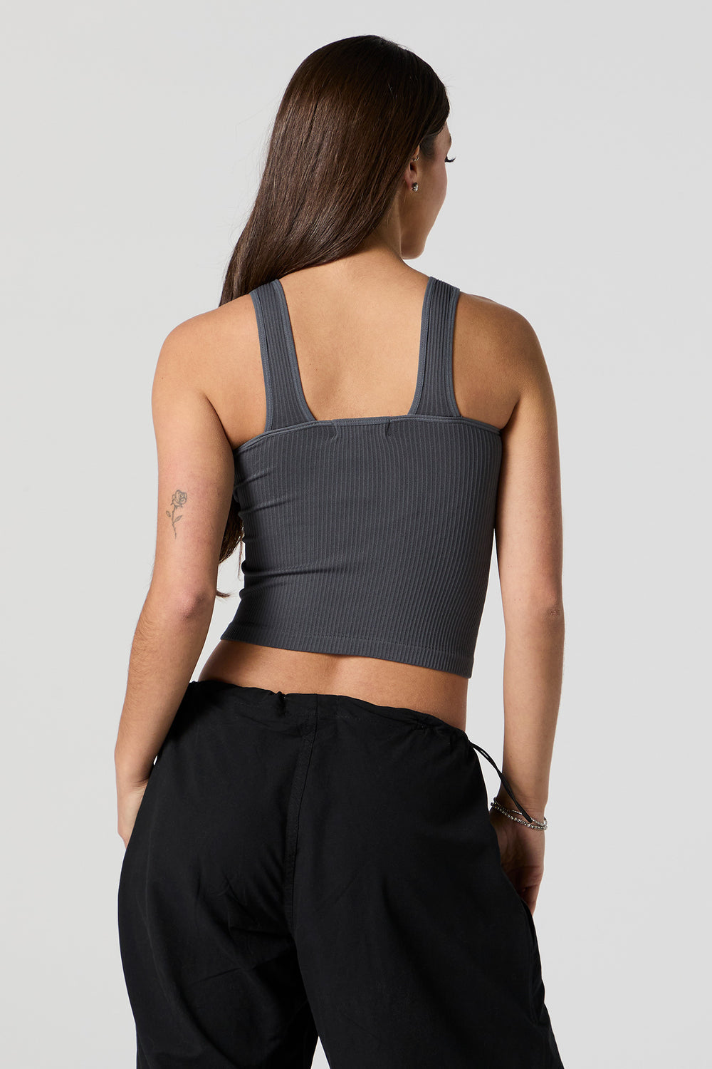 Seamless Ribbed Cropped Tank Seamless Ribbed Cropped Tank 8