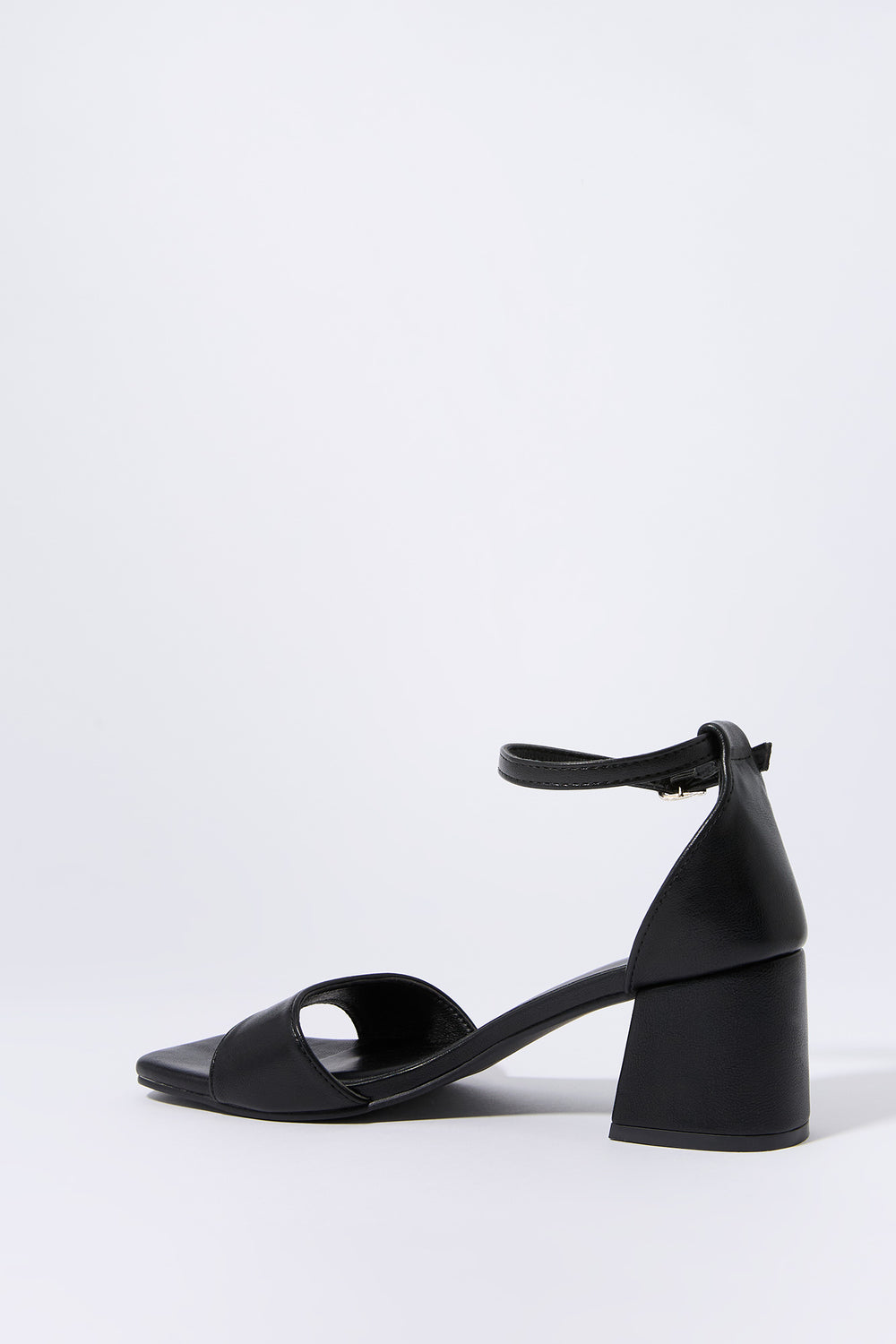 Faux Leather Ankle Strap Heel Faux Leather Ankle Strap Heel 5