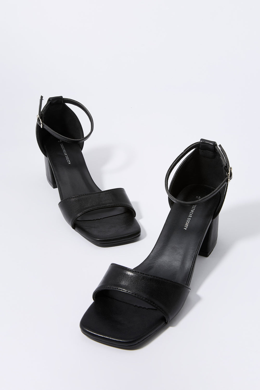 Faux Leather Ankle Strap Heel Faux Leather Ankle Strap Heel 8