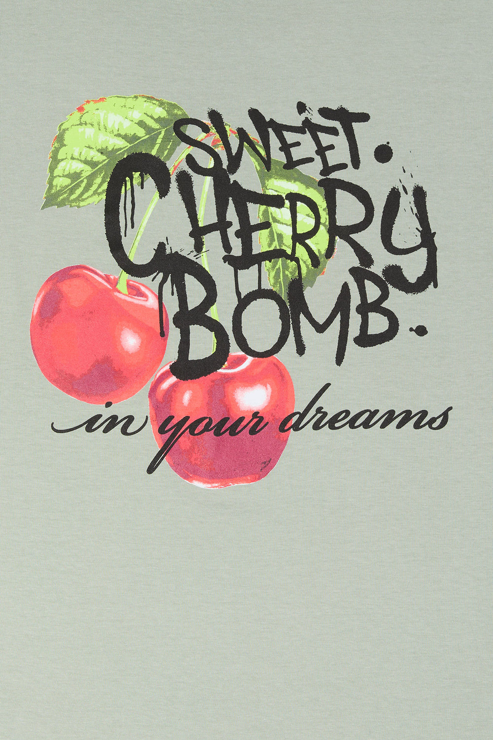 Sweet Cherry Bomb Graphic Boyfriend T-Shirt Sweet Cherry Bomb Graphic Boyfriend T-Shirt 1