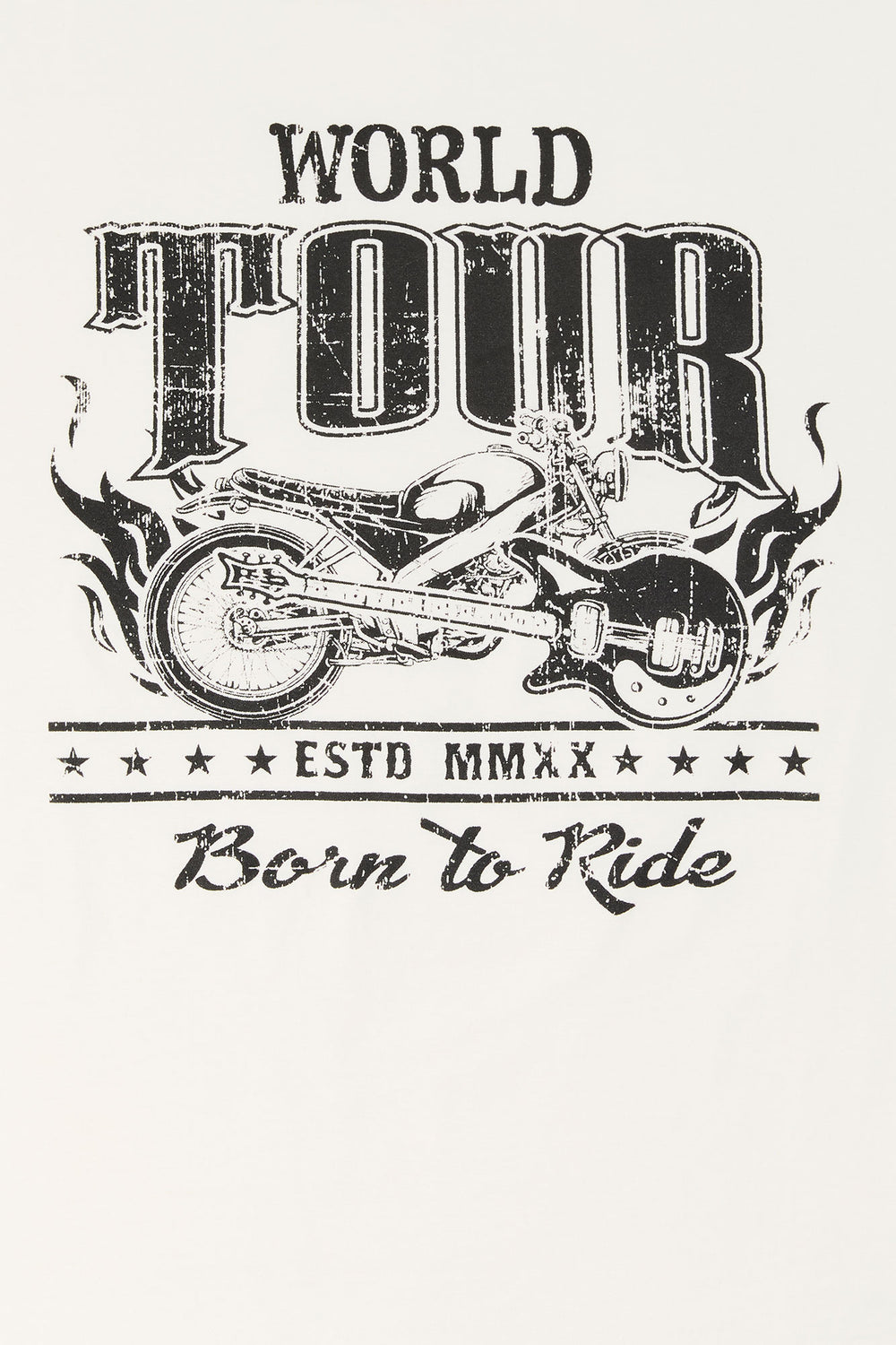 Born To Ride Graphic Boyfriend T-Shirt Born To Ride Graphic Boyfriend T-Shirt 1