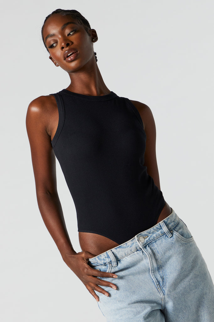 Seamless Ribbed High Neck Bodysuit, – Charlotte Russe