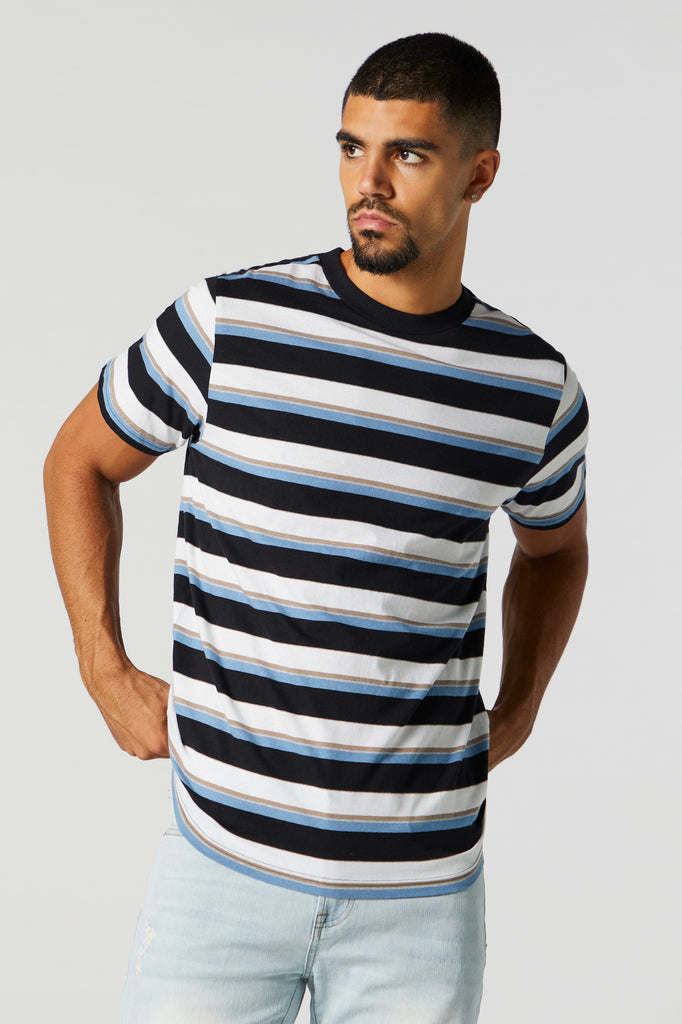 Striped Crewneck T-Shirt – Charlotte Russe