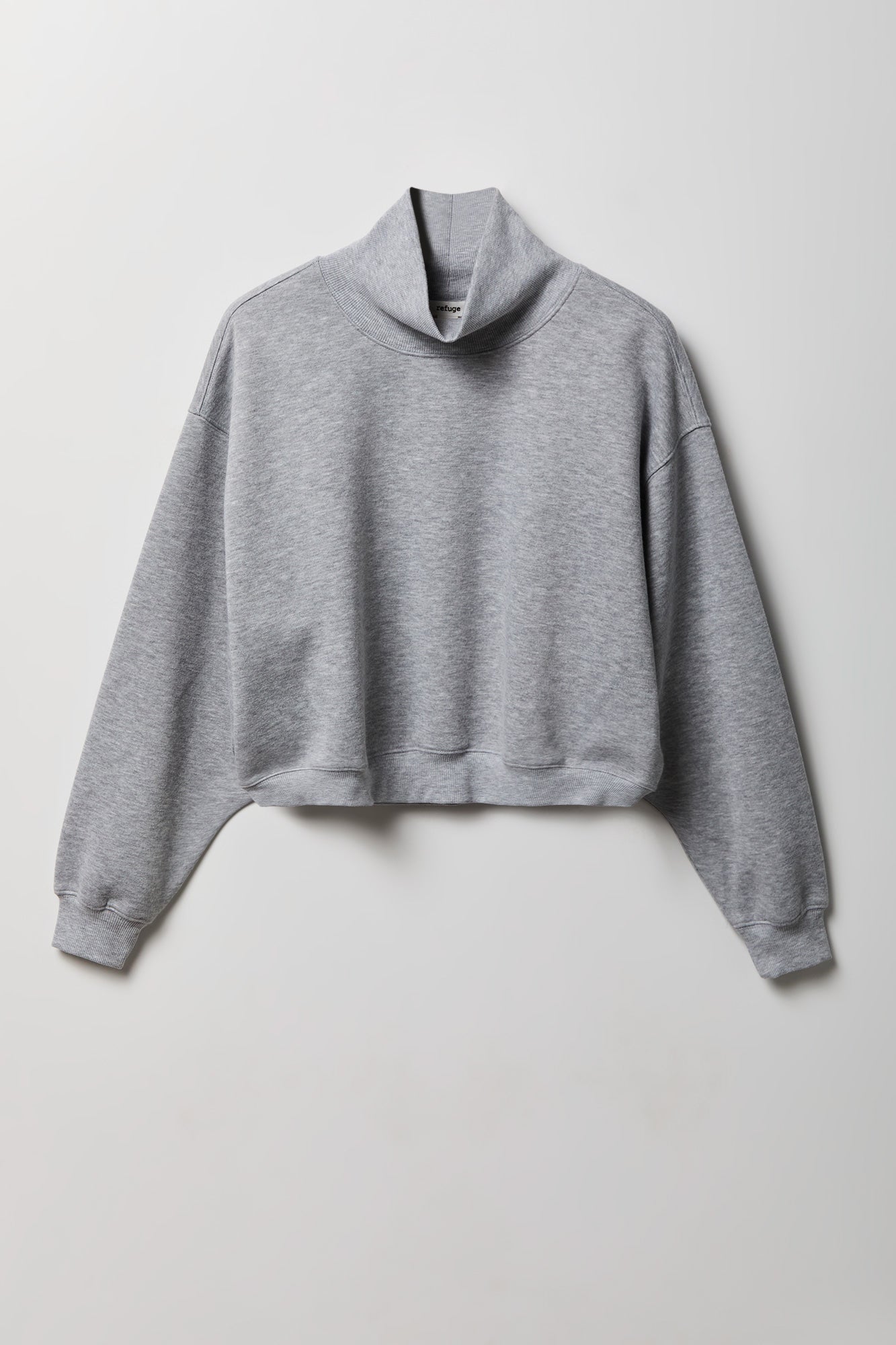 Fleece Boxy Mock Neck Sweatshirt – Charlotte Russe
