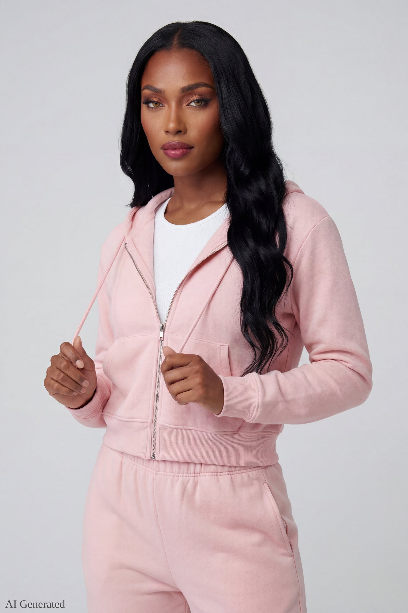 Fleece Cropped Zip Hoodie – Charlotte Russe
