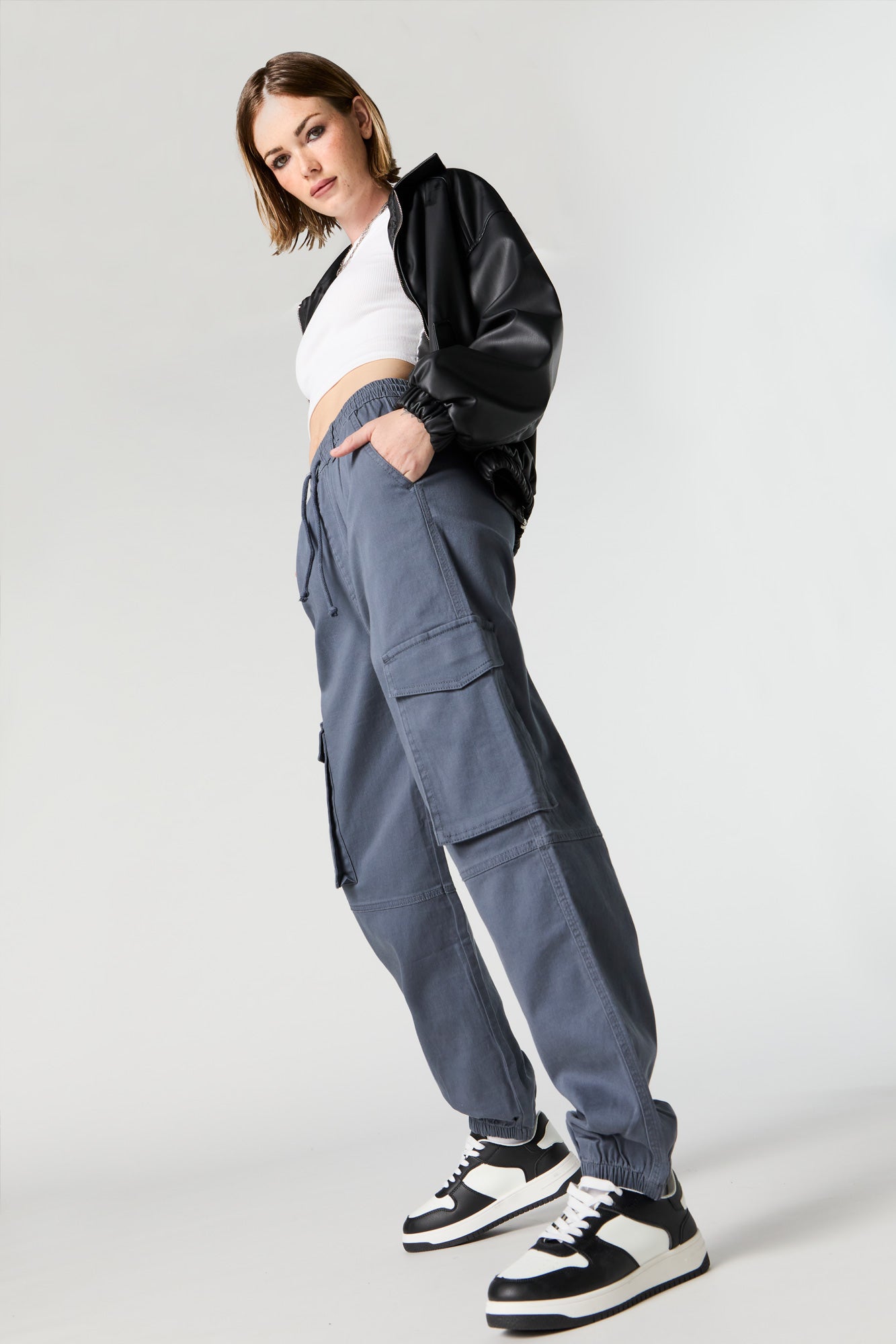 Sayra fashion cargo joggers