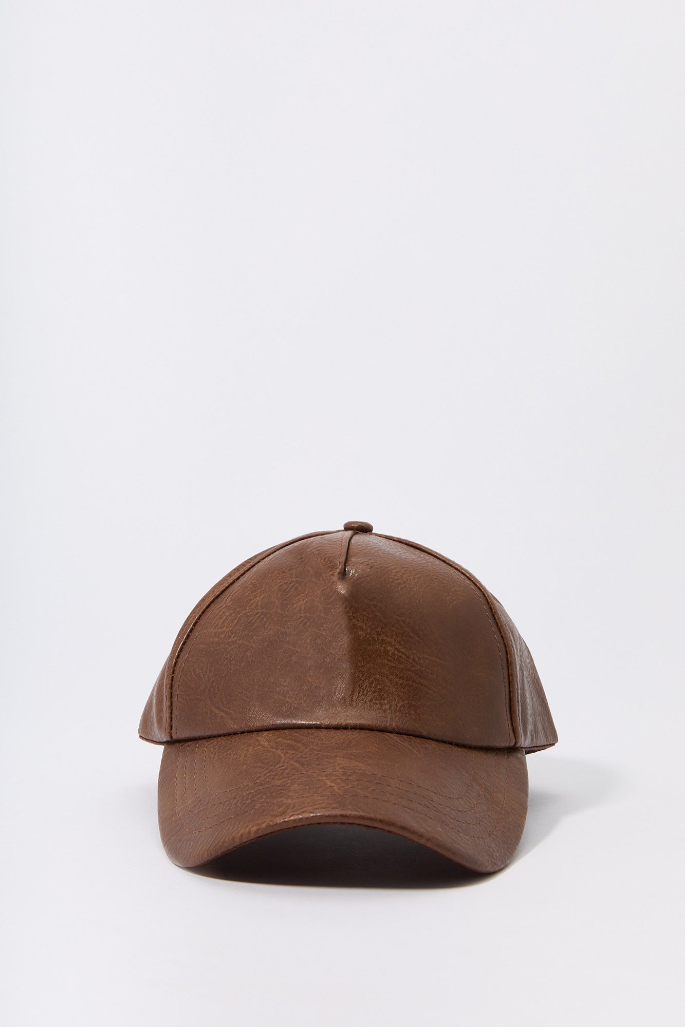 Faux Leather Cap