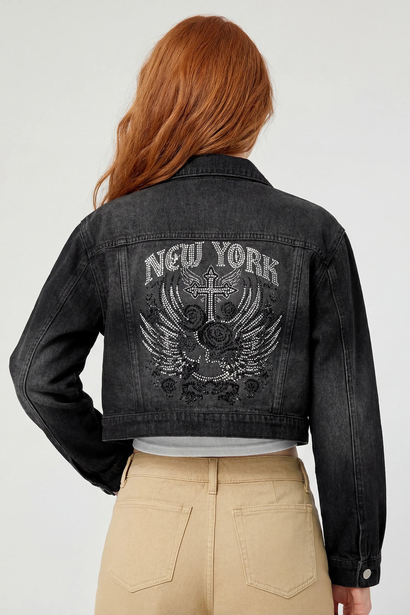 Graphic Denim Jacket – Charlotte Russe