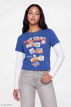 Tune Squad Graphic Layered Long Sleeve Top