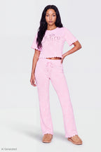 Juicy Couture Velour T-Shirt & Pant Set