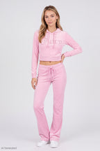 Juicy Couture Velour Hoodie & Sweatpant Set