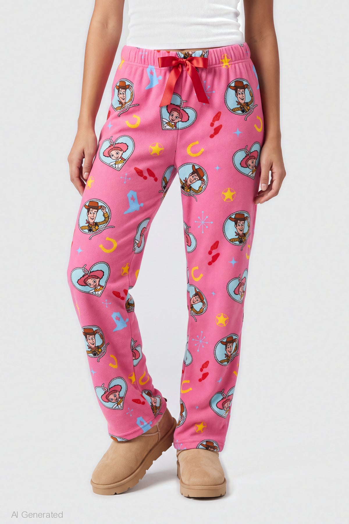 Alt View 3. Toy Story Plush Pajama Pant - Pink