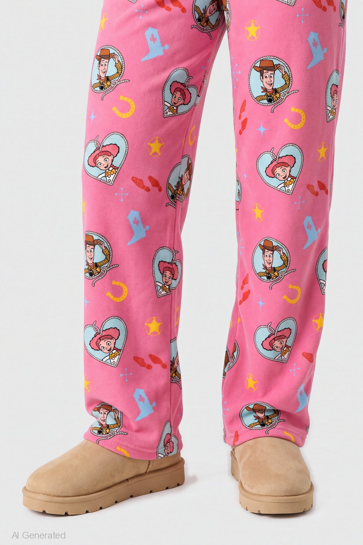 Alt View 4. Toy Story Plush Pajama Pant - Pink