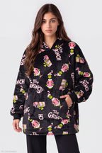 The Grinch Plush Blanket Hoodie