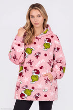 The Grinch Plush Blanket Hoodie