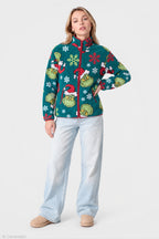 The Grinch Sherpa Zip Pullover