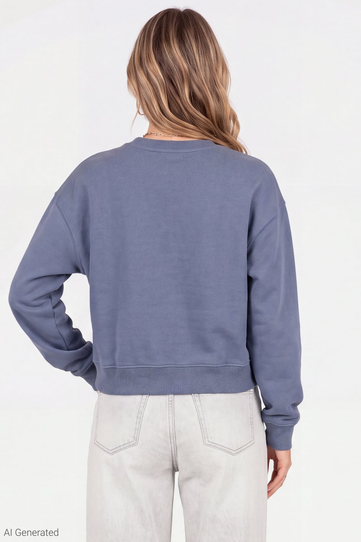 Alt View 2. Peanuts Snoopy Glitter Graphic Sweatshirt - Dark Blue