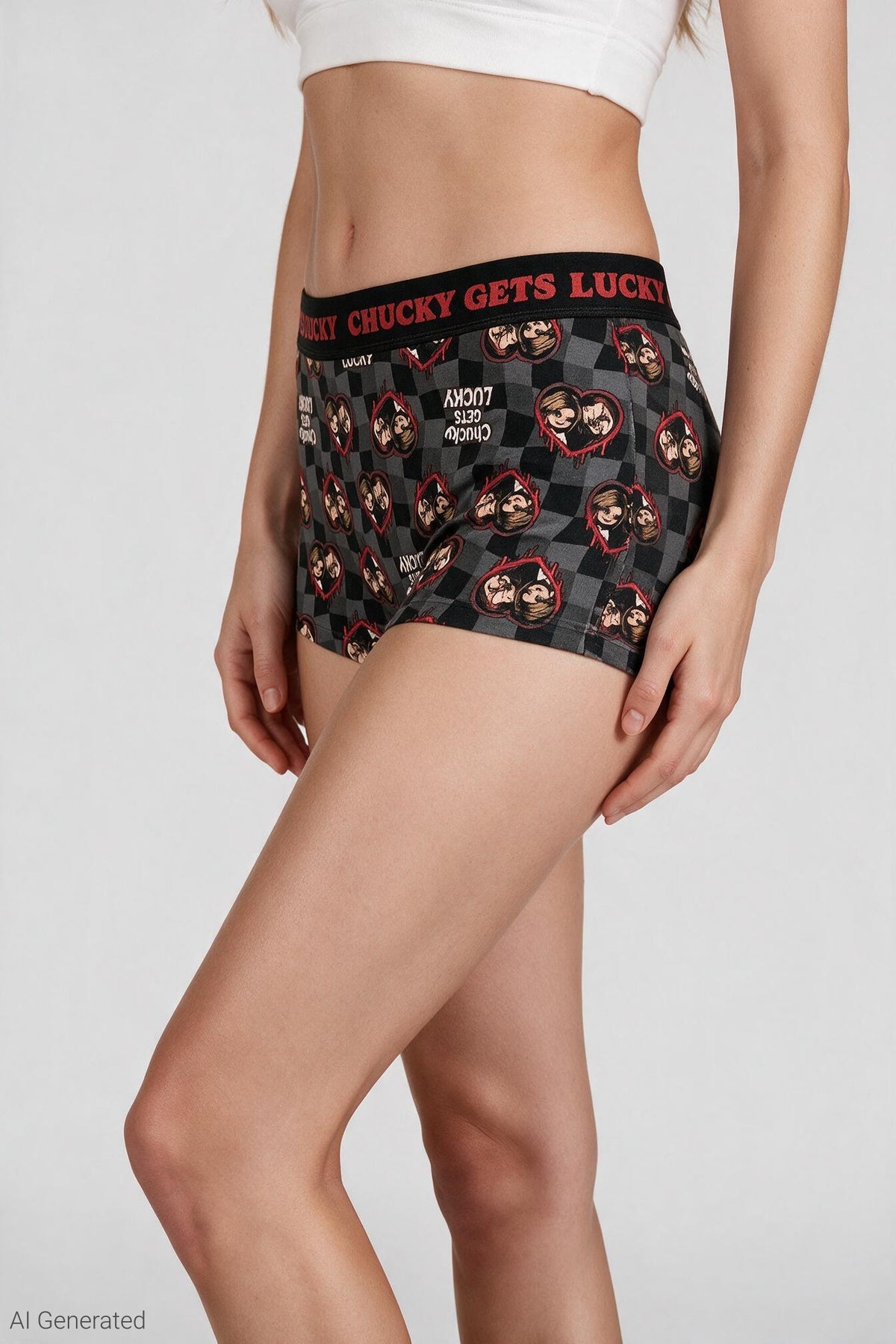 Alt View 8. Chucky & Tiffany Boxer Brief (2 Pack) - Black