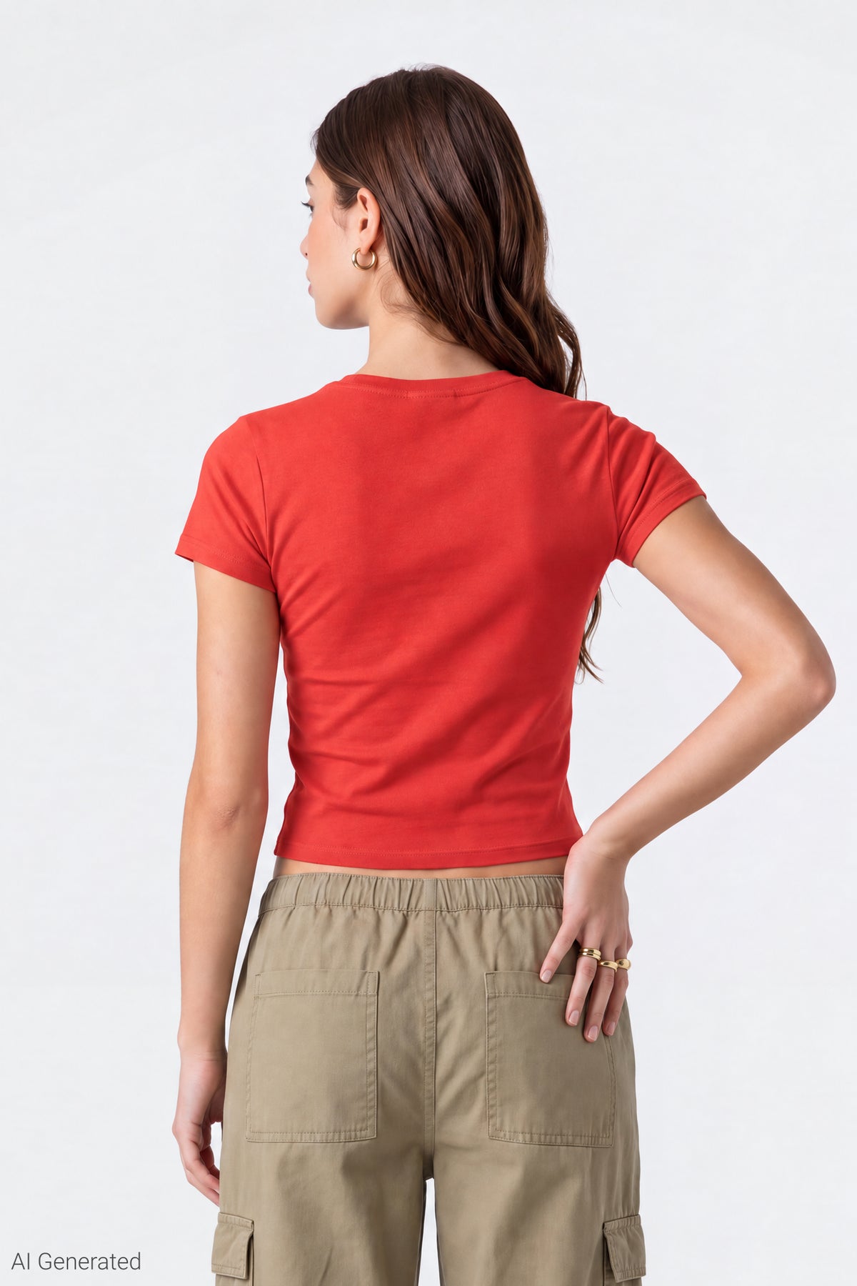Alt View 2. Ketchup Graphic T-Shirt - Red