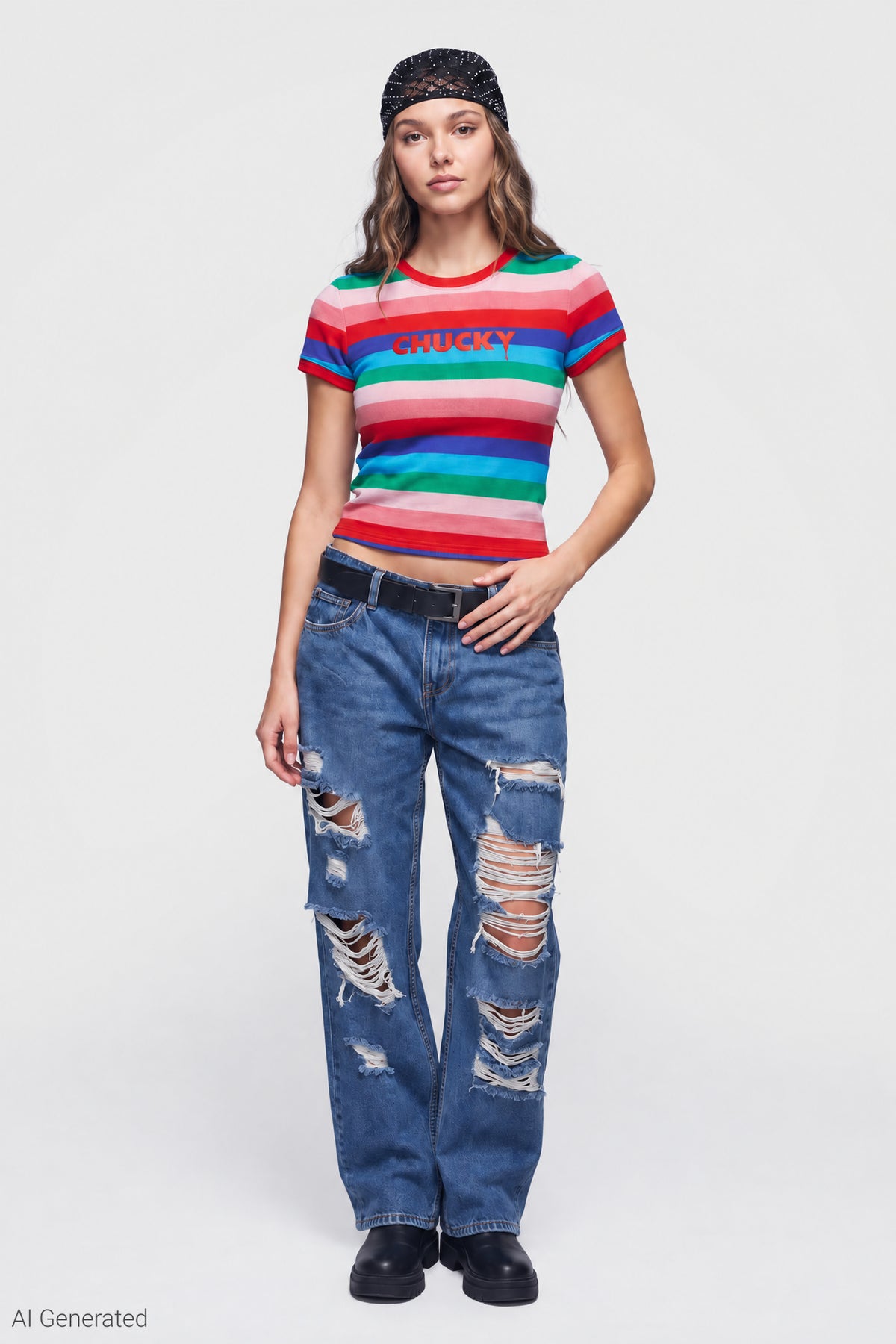Alt View 2. Chucky Graphic T-Shirt - Multi