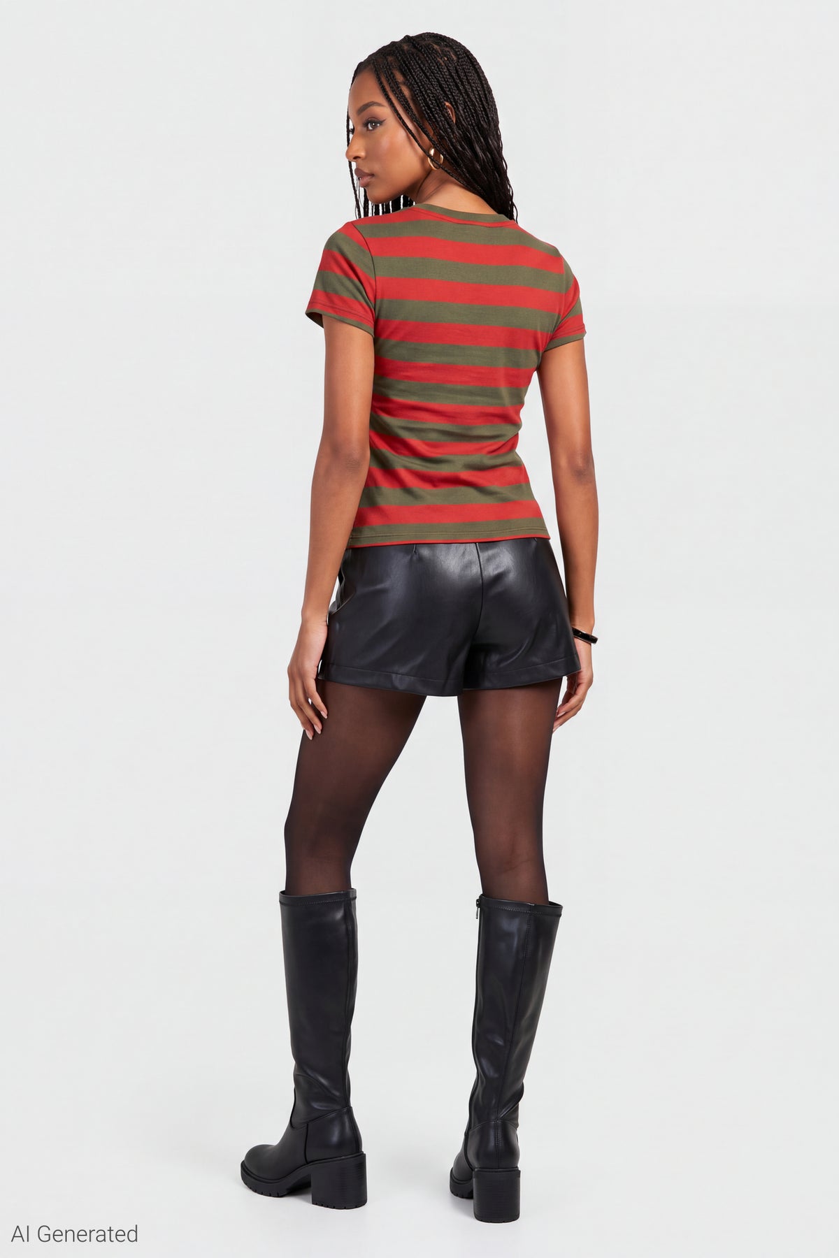 Alt View 3. A Nightmare on Elm Street Graphic T-Shirt - Red