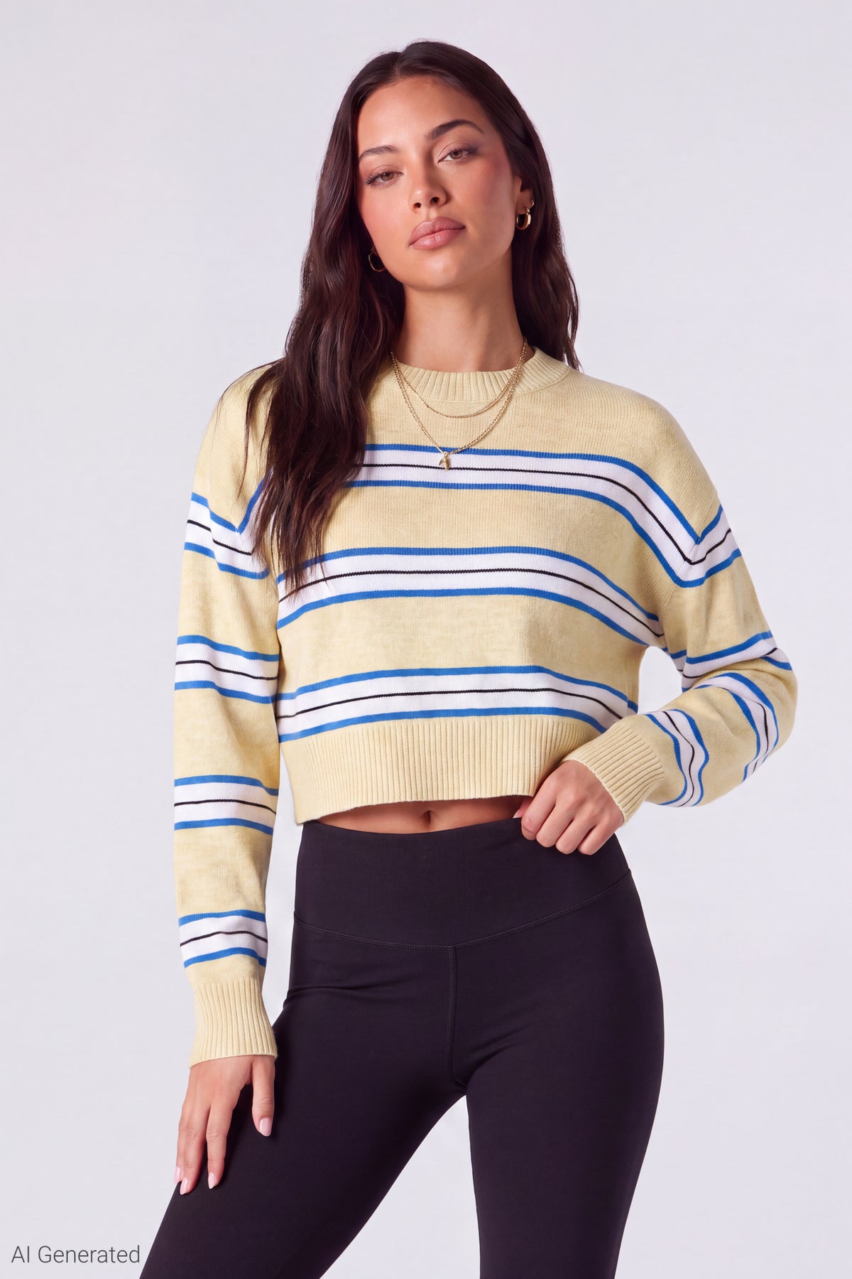 Striped Sweater - Yellow