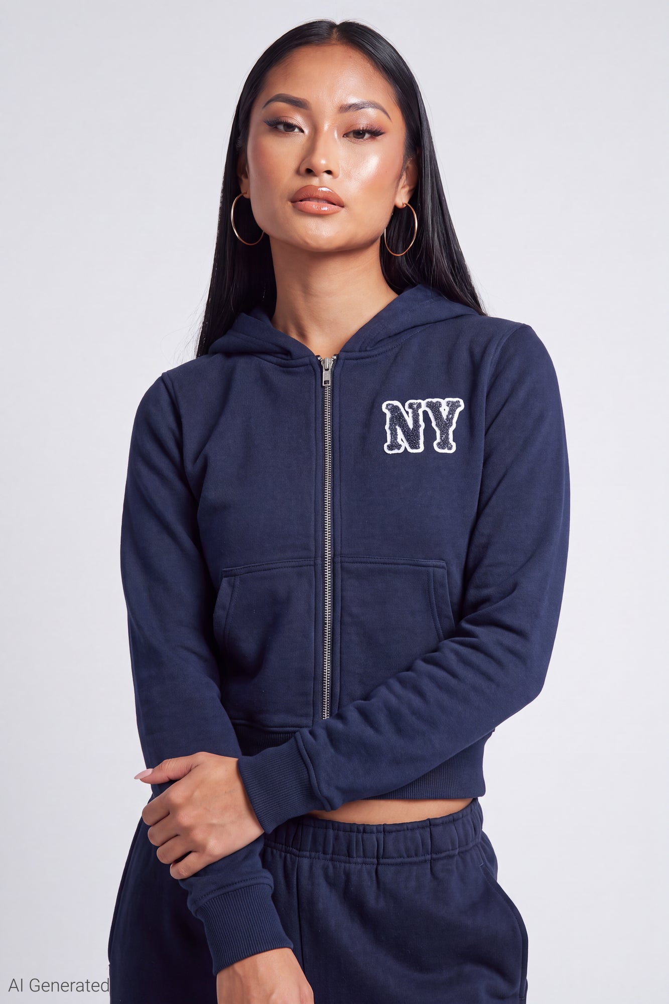 Fleece Graphic Zip Hoodie – Charlotte Russe