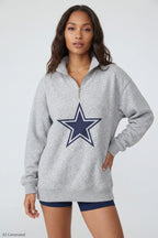 Fleece Graphic Quarter Zip Sweatshirt