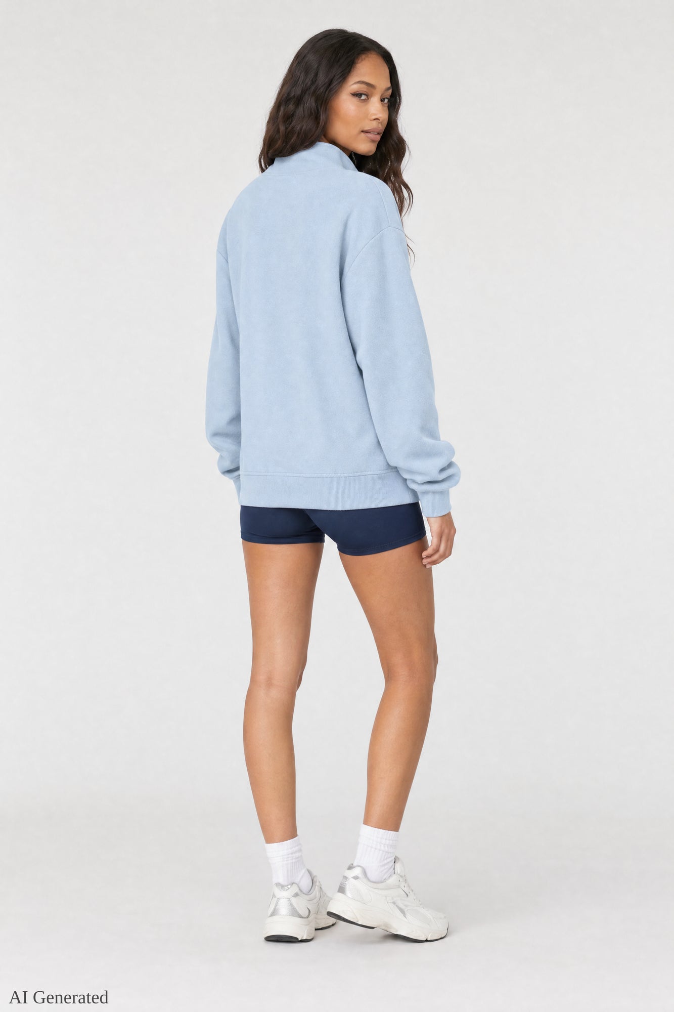 Fleece Graphic Quarter Zip Sweatshirt – Charlotte Russe
