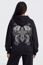 Graphic Zip Hoodie