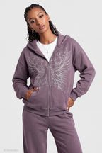 Graphic Zip Hoodie