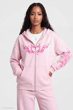 Graphic Zip Hoodie