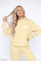 Fleece Oversized Graphic Hoodie