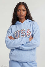 Fleece Oversized Graphic Hoodie