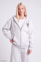 Fleece Graphic Zip Hoodie