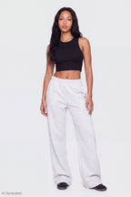 Fleece Wide Leg Sweatpant