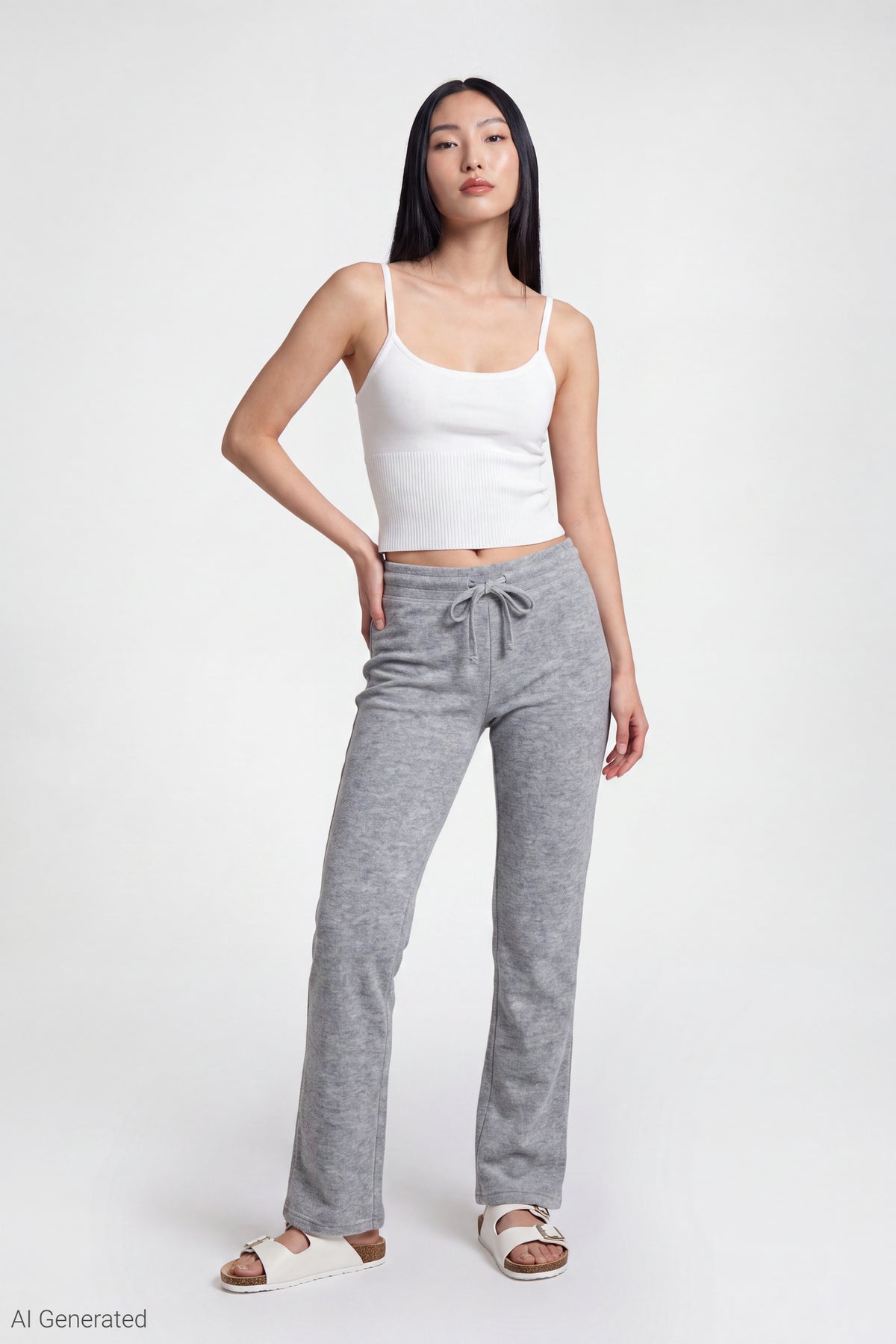 Fleece Sweatpant - Heather Grey