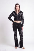 Fleece Graphic Flare Sweatpant