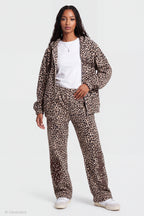 Graphic Wide Leg Jogger