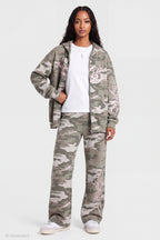 Graphic Wide Leg Jogger