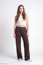 Fleece Wide Leg Sweatpant