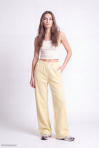 Fleece Wide Leg Sweatpant