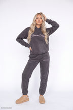 Fleece Graphic Boyfriend Jogger