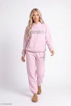 Fleece Graphic Boyfriend Jogger