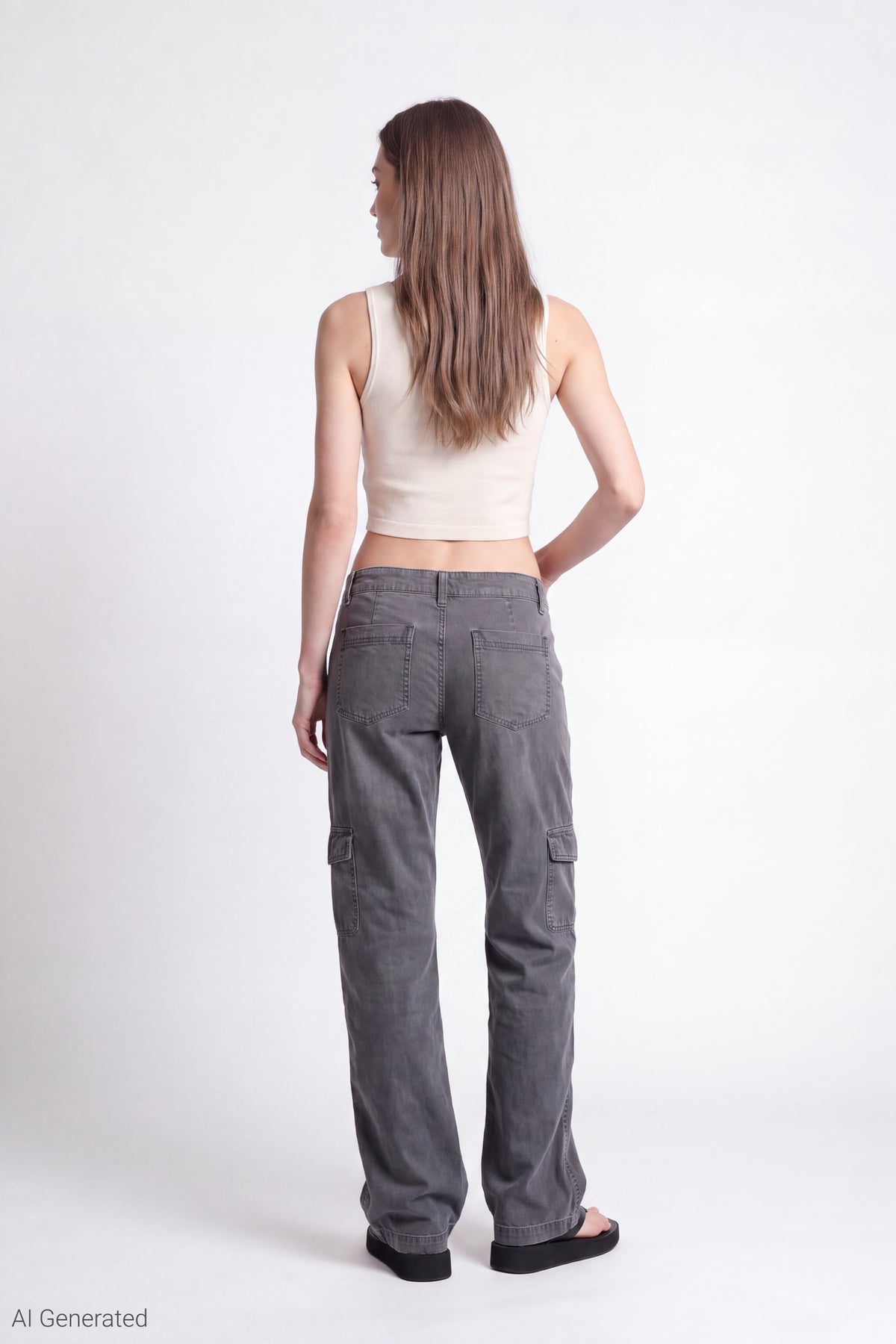 Alt View 2. Cargo Pant - Charcoal