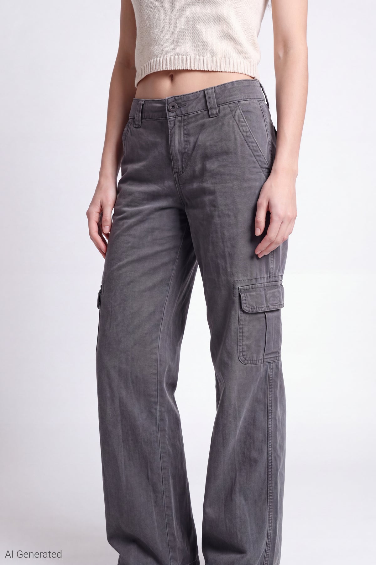 Alt View 3. Cargo Pant - Charcoal