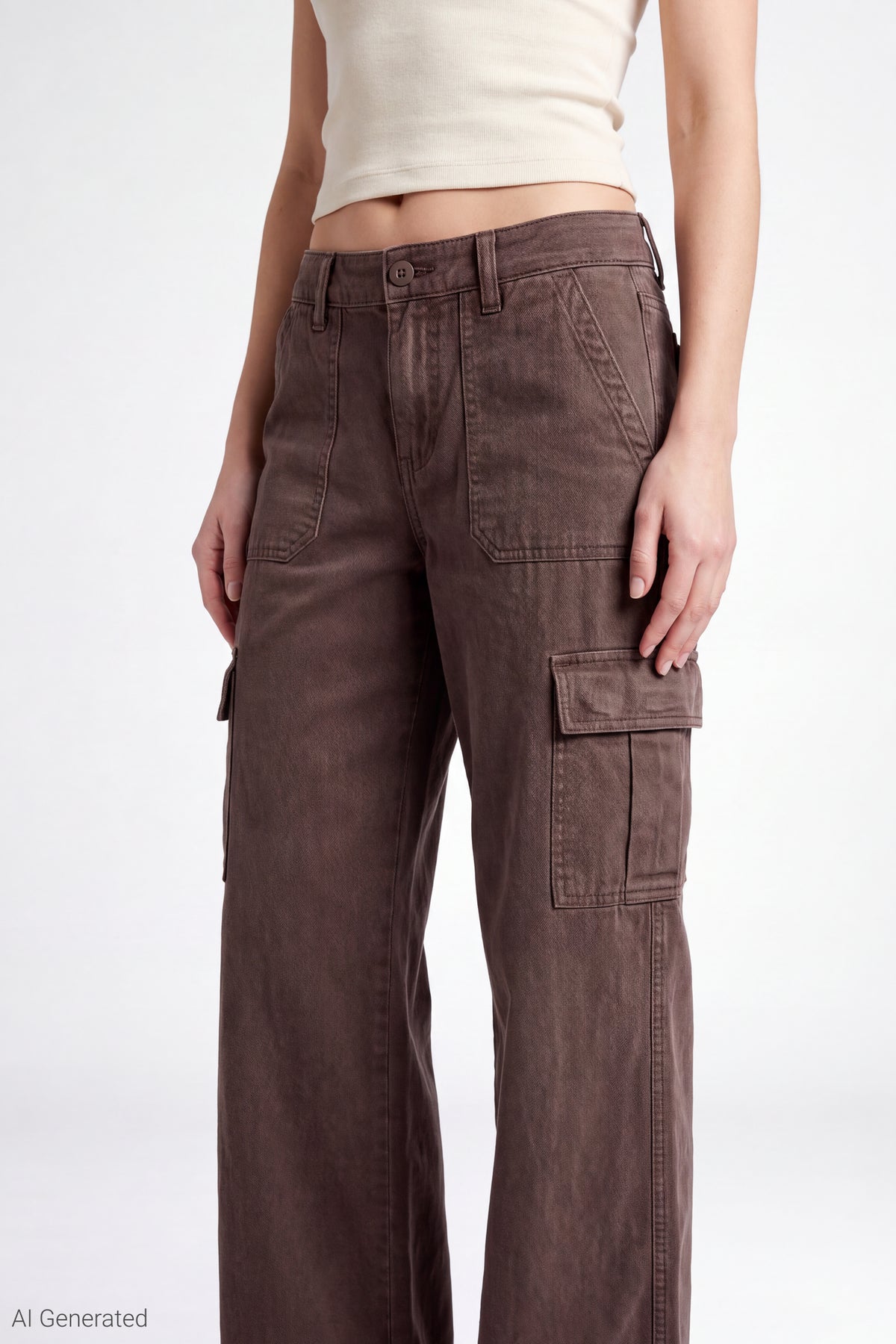 Alt View 3. Cargo Pant - Brown